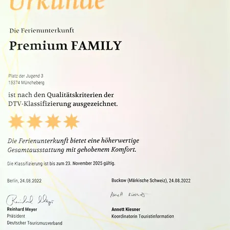 Premium Family Im Gaestehaus Trebnitz * Muncheberg