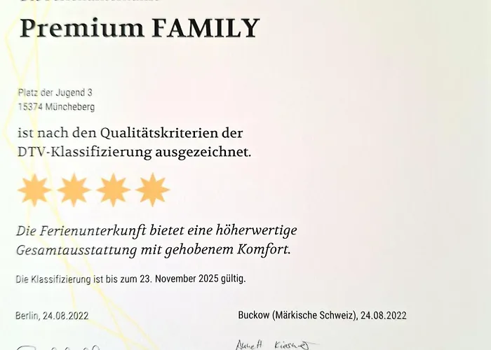 Premium Family Im Gustav Seitz Gaestehaus * Müncheberg